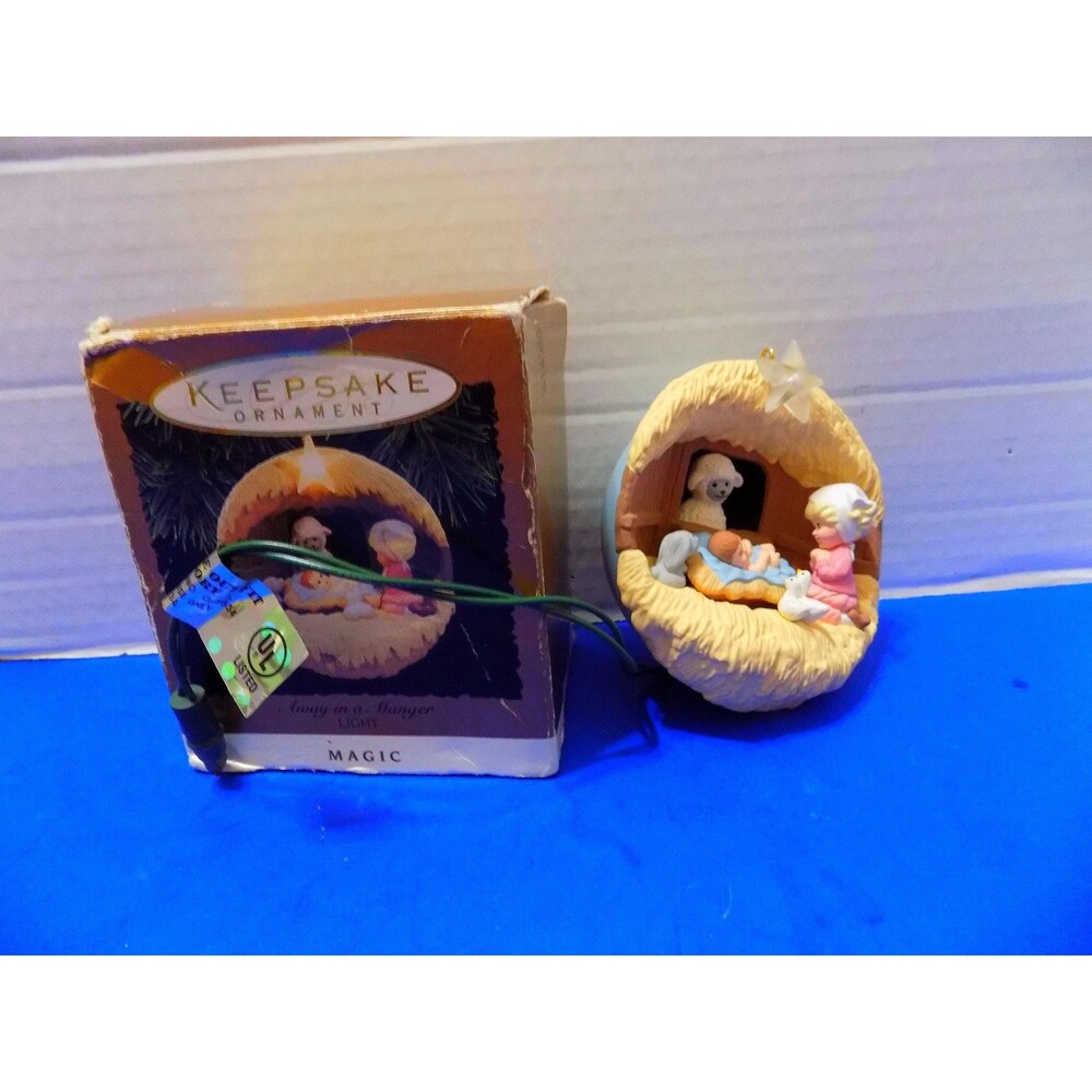 1994 Hallmark Keepsake Christmas Ornament Away In A manger